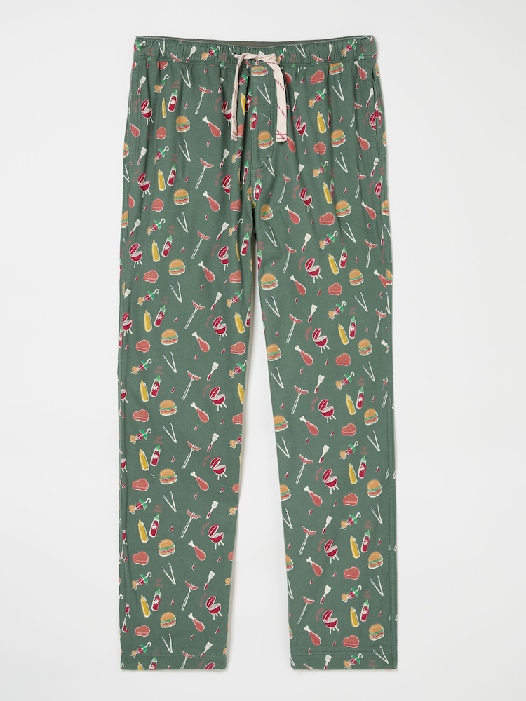 FatFace Green Hot Stuff Pyjama Bottoms - Image 6 of 6