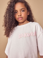 Lilac Purple Oversized Naruto Anime 100% Cotton T-Shirt (3-16yrs) - Image 3 of 7