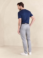 Banana Republic Light Grey Slim Fit Chino Trousers - Image 2 of 3