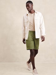Banana Republic Olive Green 9" Core Temp Shorts - Image 1 of 1