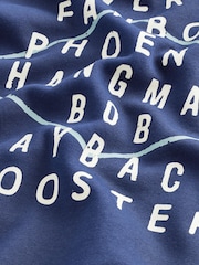 Top Gun Blue Cotton Rich Printed Graphic Hoodie - Image 9 of 9
