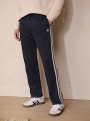 Navy Blue "Side Stripe Straight Leg Joggers " - Image 1 of 5