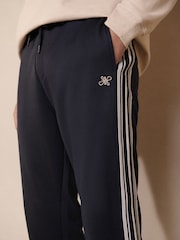Navy Blue "Side Stripe Straight Leg Joggers " - Image 5 of 5