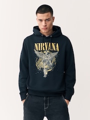 Black Nirvana License Graphic Hoodie - Image 4 of 7