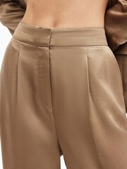 AllSaints Brown Goldie Trousers - Image 3 of 8