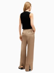 AllSaints Brown Goldie Trousers - Image 7 of 8