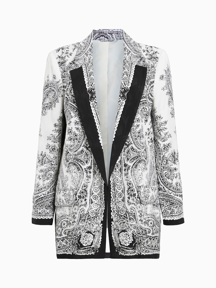 AllSaints White Aleida Rafaela Blazer - Image 5 of 5