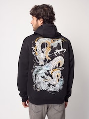 Black Kunioshi License Graphic Hoodie - Image 1 of 9