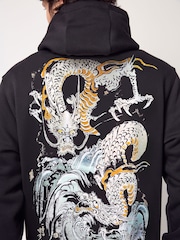 Black Kunioshi License Graphic Hoodie - Image 4 of 9