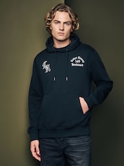 Black/White Printed Graphic Sweatshirt - Image 2 of 7