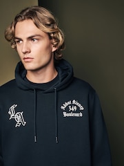 Black/White Printed Graphic Sweatshirt - Image 4 of 7