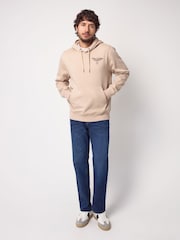 Neutral Cotton Rich Printed Graphic Hoodie - Image 2 of 9