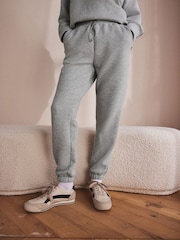 Grey Textured Cuffed Joggers - Image 1 of 9