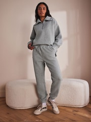 Grey Textured Cuffed Joggers - Image 2 of 9