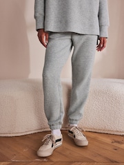 Grey Textured Cuffed Joggers - Image 3 of 9