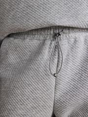 Grey Textured Cuffed Joggers - Image 6 of 9