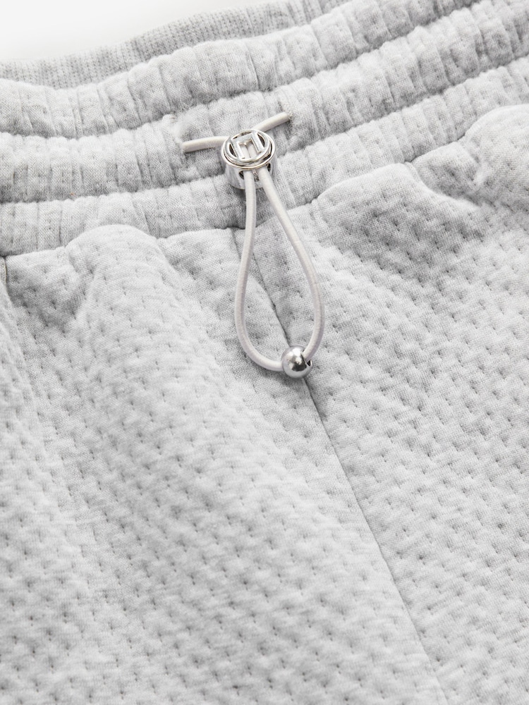 Grey Textured Cuffed Joggers - Image 9 of 9