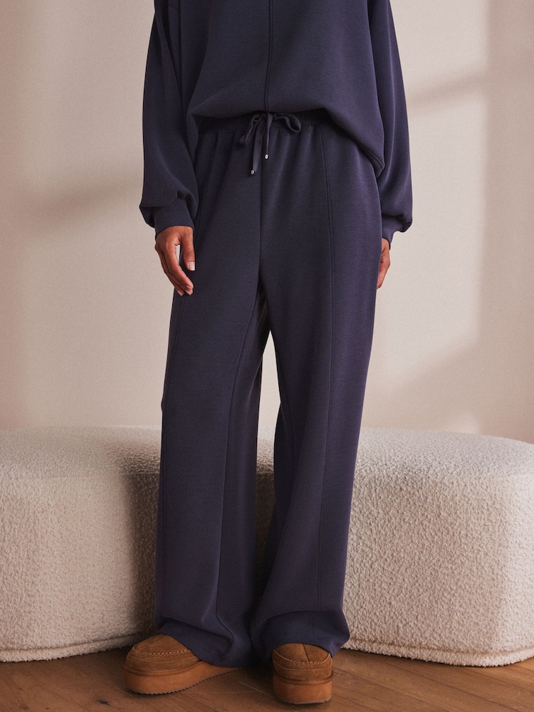 Blue Wide Leg - Joggingbroek van modalmix - Image 1 of 5