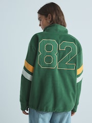 Green Half Zip Fleece Top - Image 3 of 10