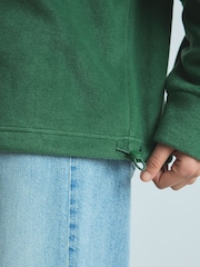 Green Half Zip Fleece Top - Image 5 of 10