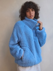 Blue Borg Half Zip Jacket - Image 1 of 9