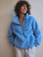 Blue Borg Half Zip Jacket - Image 2 of 9