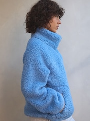 Blue Borg Half Zip Jacket - Image 3 of 9
