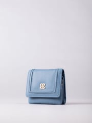 Lakeland Leather Light Blue Mini Icon Flapover Purse - Image 2 of 4