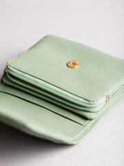 Lakeland Leather Green Mini Icon Flapover Purse - Image 4 of 4