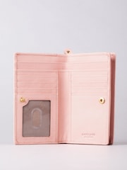 Lakeland Leather Pink Medium Icon Leather Flapover Purse - Image 3 of 4
