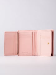 Lakeland Leather Pink Small Icon Leather Flapover Purse - Image 4 of 4