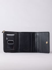 Lakeland Leather Black Mini Icon Flapover Purse - Image 3 of 4