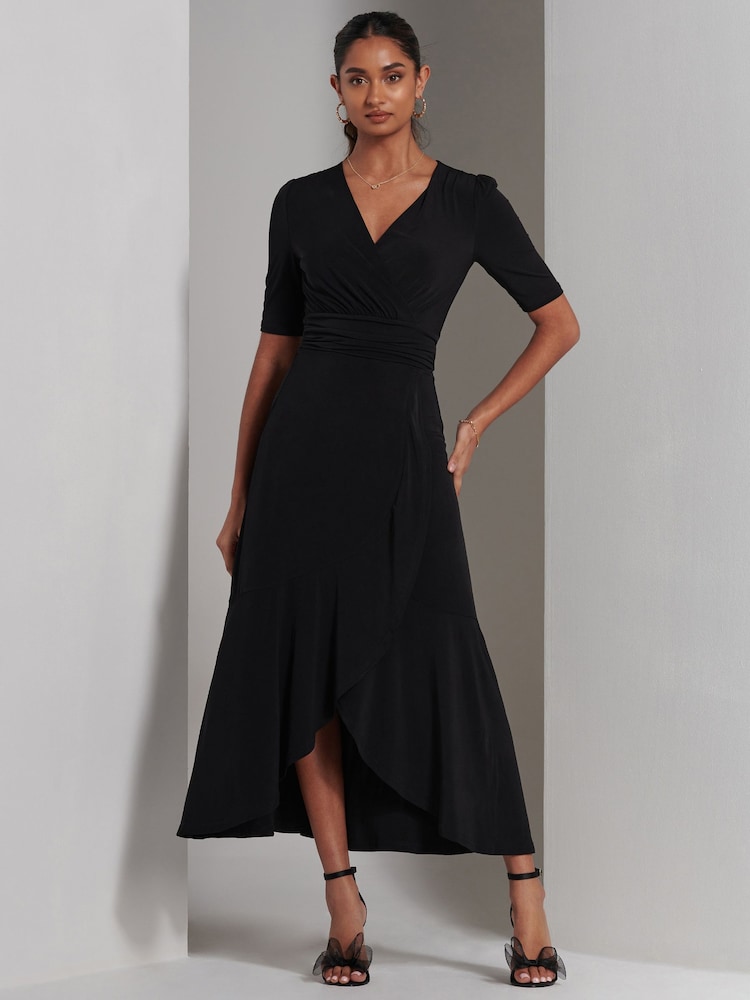 Jolie Moi Olana Maxikleid aus Jersey mit Volantsaum - Bild 1 von 6 Jolie Moi Olana Maxikleid aus Jersey mit Volantsaum - Bild 1 von 6