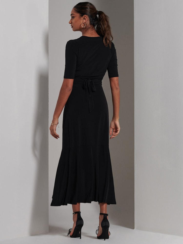 Jolie Moi Olana Maxikleid aus Jersey mit Volantsaum - Bild 2 von 6 Jolie Moi Olana Maxikleid aus Jersey mit Volantsaum - Bild 2 von 6
