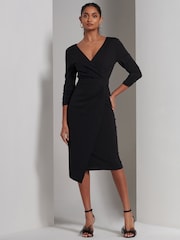 Jolie Moi Violetta 3/4 Sleeve Bodycon Dress - Image 1 of 6