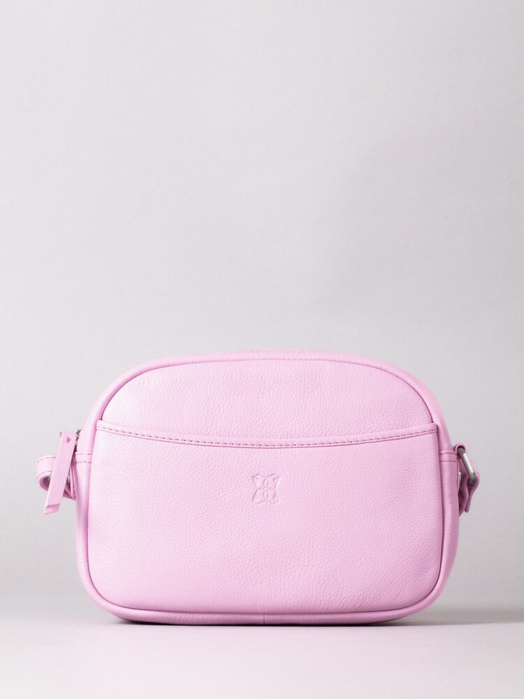 Lakeland Leather Pink Coniston Leather Cross-Body Camera Bag - Image 1 of 6 Lakeland Leather Pink Coniston Leather Cross-Body Camera Bag - Image 1 of 6