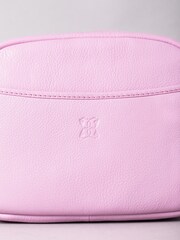 Lakeland Leather Pink Coniston Leather Cross-Body Camera Bag - Image 5 of 6