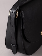 Lakeland Leather Black Tarnbeck Leather Saddle Bag - Image 4 of 7