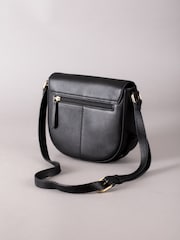 Lakeland Leather Black Tarnbeck Leather Saddle Bag - Image 6 of 7