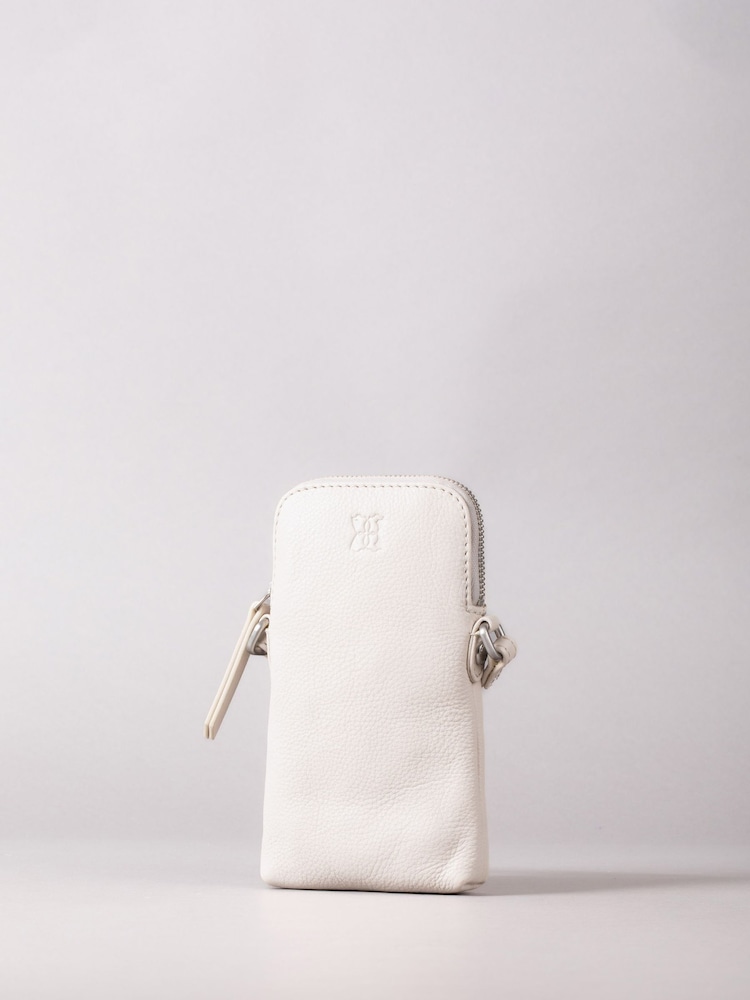 Lakeland Leather Parchment Coniston Leather Cross-Body Phone Pouch - Image 2 of 6