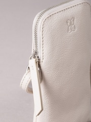 Lakeland Leather Parchment Coniston Leather Cross-Body Phone Pouch - Image 6 of 6