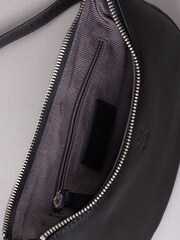 Lakeland Leather Black Coniston Crescent Cross-Body Bag - Image 4 of 6