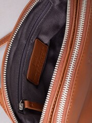 Lakeland Leather Brown Coniston Duo Curved Cross-Body Bag - Image 6 of 6
