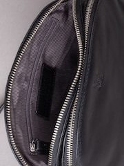 Lakeland Leather Black Coniston Duo Curved Cross-Body Bag - Image 6 of 6