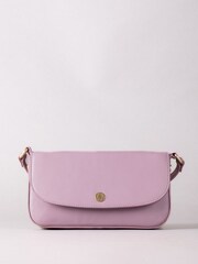 Lakeland Leather Pink Small Tarnbeck Leather Flapover Cross-Body Bag - Image 2 of 6