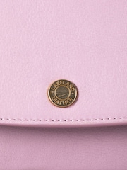 Lakeland Leather Pink Small Tarnbeck Leather Flapover Cross-Body Bag - Image 3 of 6