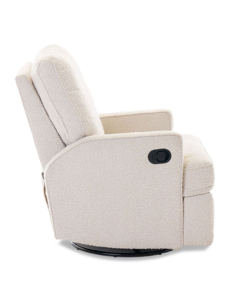 Obaby Boucle Style Madison Swivel Glider Recliner Nursing Chair - Image 2 of 6