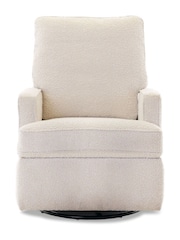 Obaby Boucle Style Madison Swivel Glider Recliner Nursing Chair - Image 3 of 6