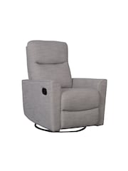 Obaby Grey Madison Swivel Glider Recliner Nursing Chair - Image 5 of 7