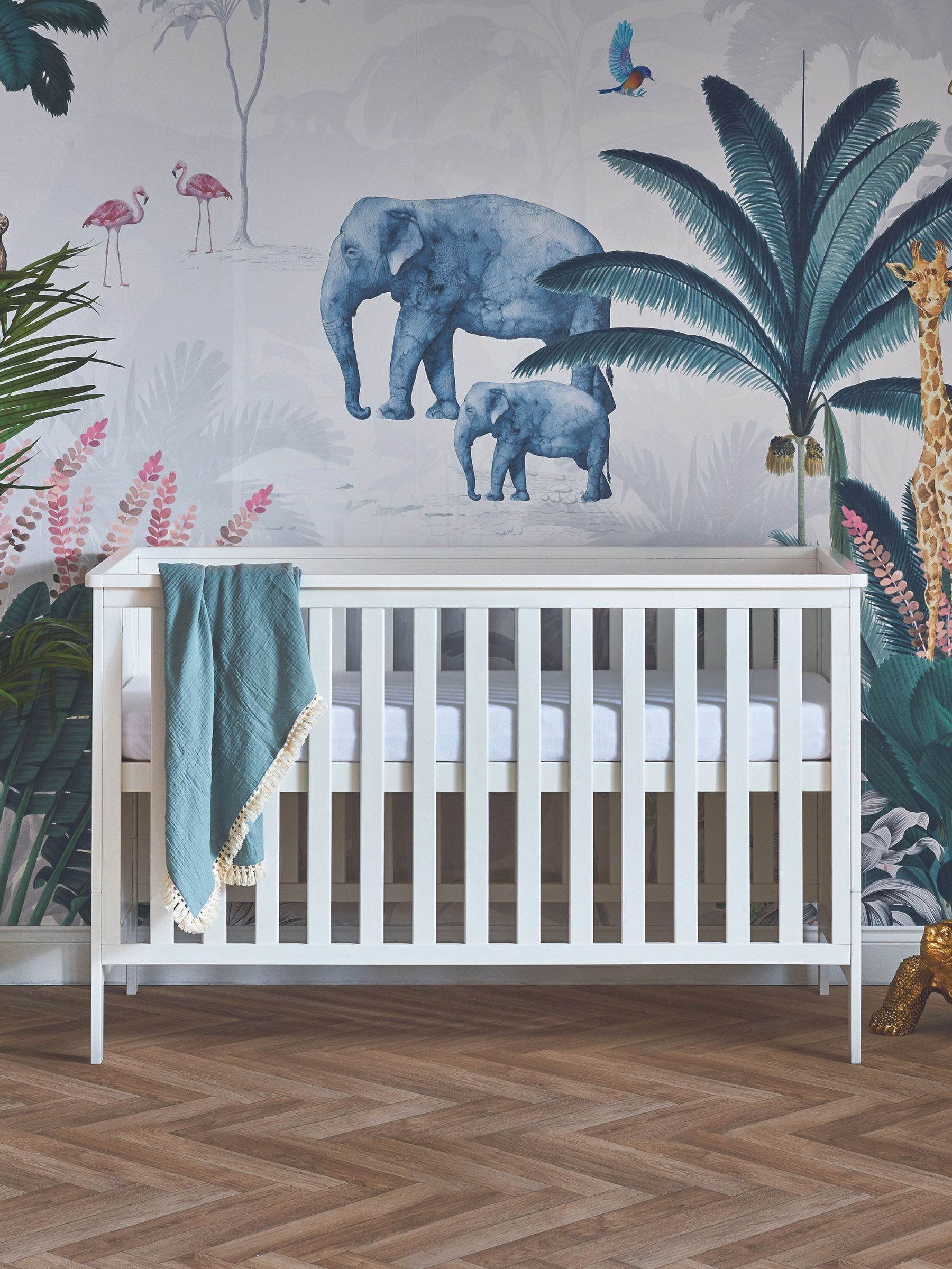 Obaby White Evie Cot Bed - Image 4